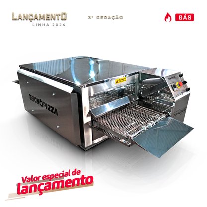 Forno Industrial Gás TP 40-100 - Forno Esteira