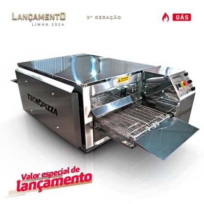Forno Industrial Gás TP 50-120 - Forno Esteira