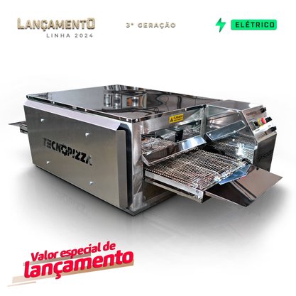 Forno Industrial Elétrico TP 50-120 - Forno Esteira