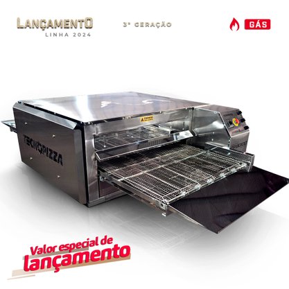 Forno Industrial Gás TP 80-100 - Forno Esteira