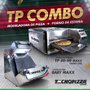 Forno de Esteira TP 40-80 Maxx Turbo Gas + Modeladora de Pizza Baby Maxx