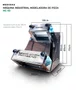 Maquina Industrial Modeladora de Pizza MC 40  - Abre massas até 40CM