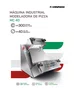 Maquina Industrial Modeladora de Pizza MC 40  - Abre massas até 40CM